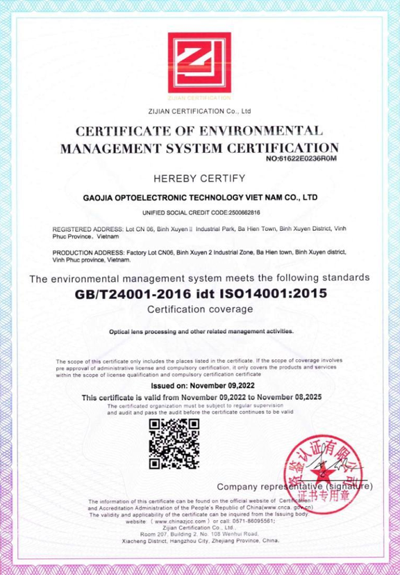 ISO 14001 2015